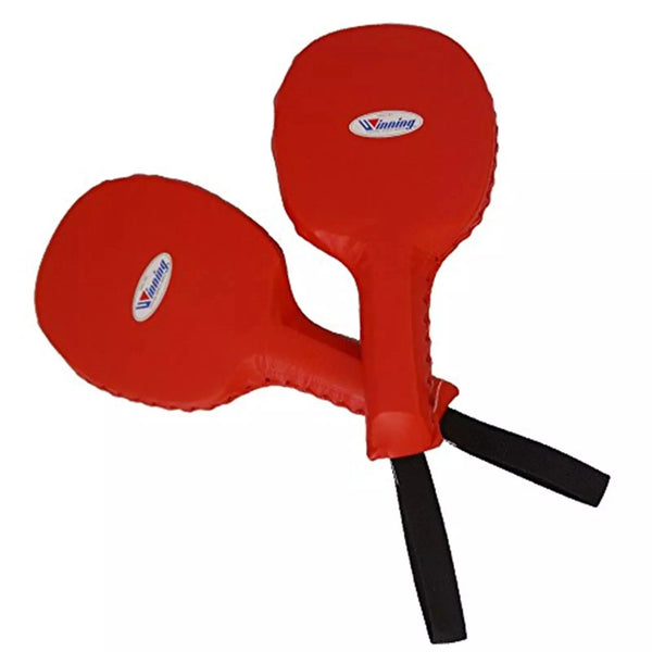 Winning Boxing Hand Mitts Model CM-15 Punch Mitts Strike Pads RED For Trainers