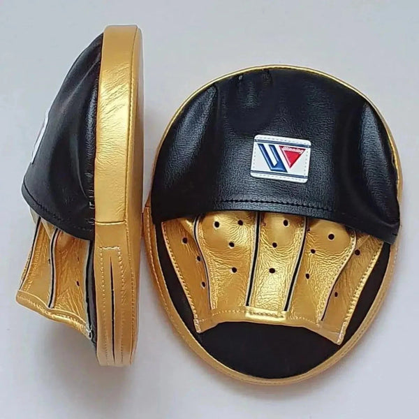Winning Boxing Focus Mitts CM-50 Gold Black Japan Pro Training Punch Pads