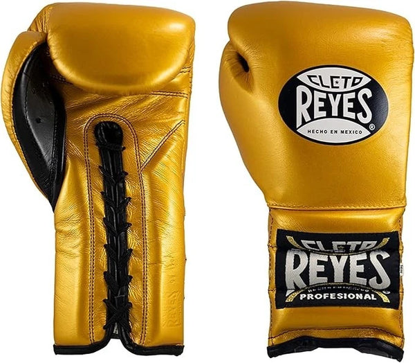 CLETO REYES Traditional Professional Boxing Gloves with Laces for Training,