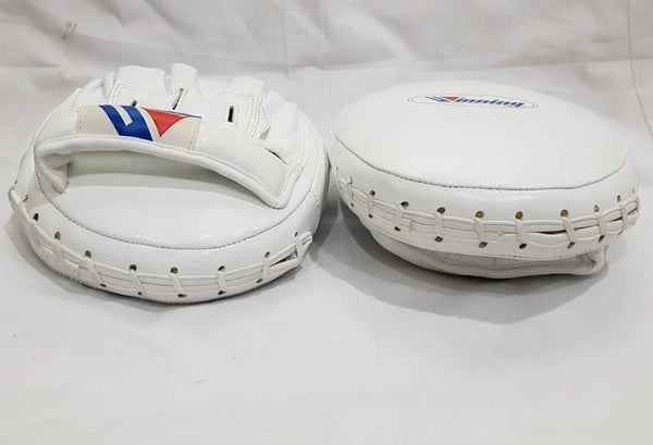 New Custom Made Winning Air Punch Mitts (CM-50) Focus Pad White