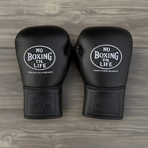 No boxing no life gloves lace up type pro sparring traning gloves 8oz-16oz